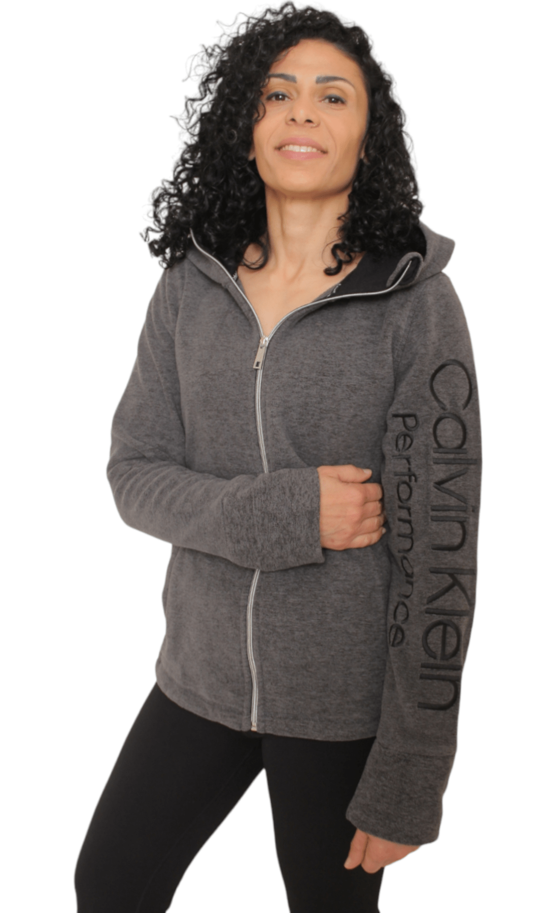Women Winter 24 Summer Sale 23 (Original) New CK Performance Hoodie - Grey