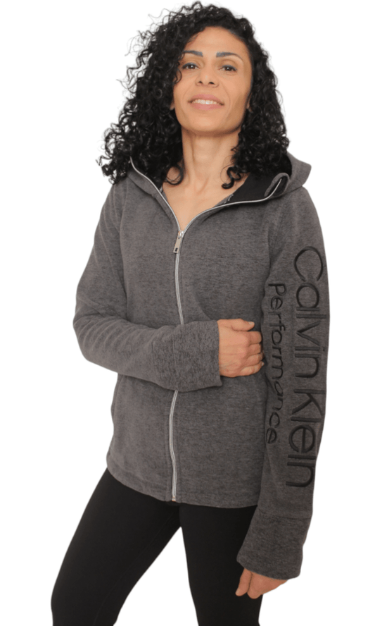 Women Winter 24 Summer Sale 23 (Original) New CK Performance Hoodie - Grey