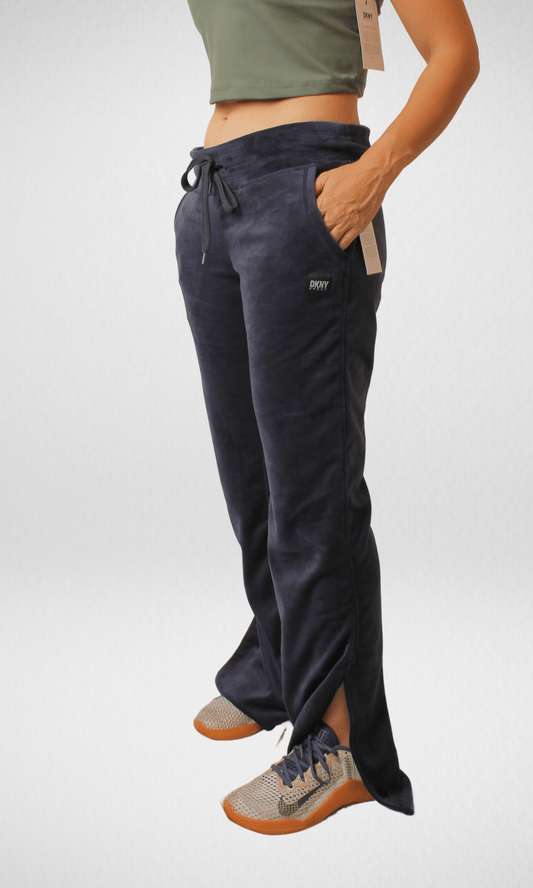 Women Winter 24 Summer Sale 23 (Original)Women Velvet Pants - Dark Blue