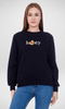 Women Winter 24 Summer Sale 23 Pooh "Honey" Sweatshirt - Black