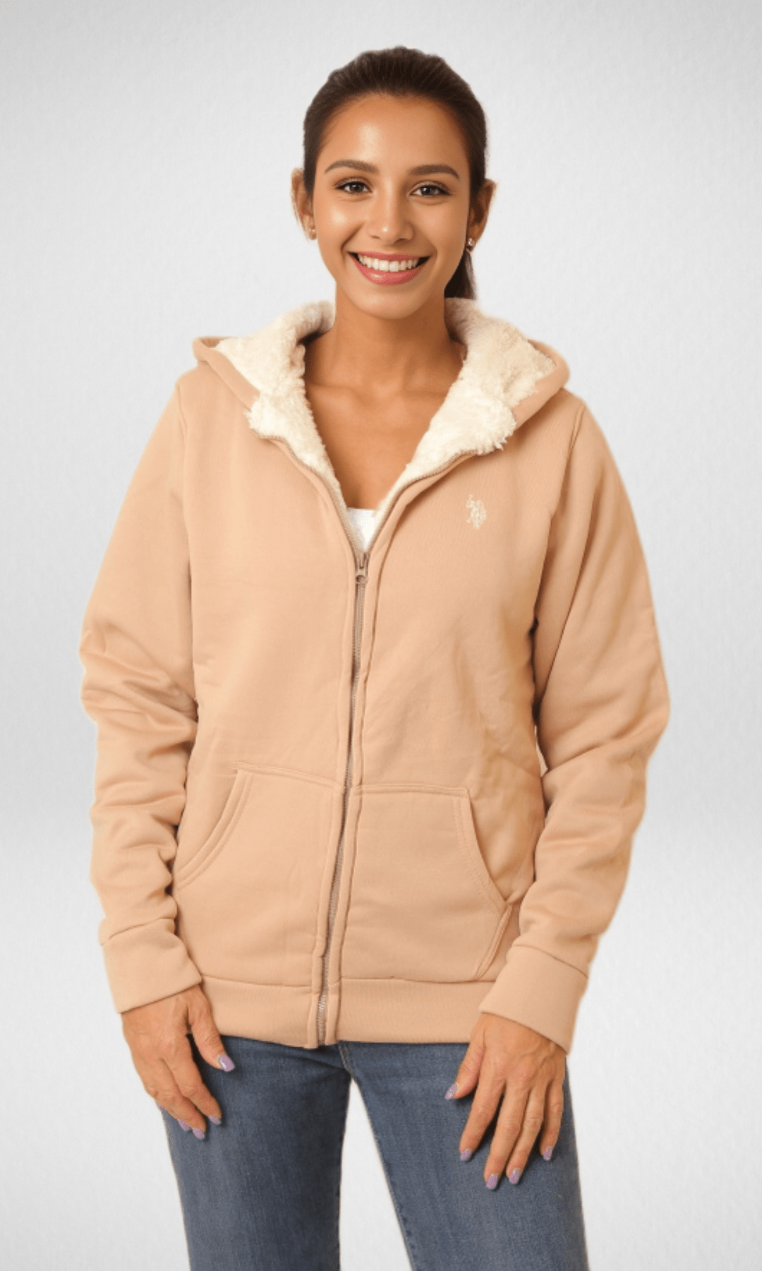 Women Winter 24 Summer Sale 23 USP Fur Jacket (2023) - Cafe (new)