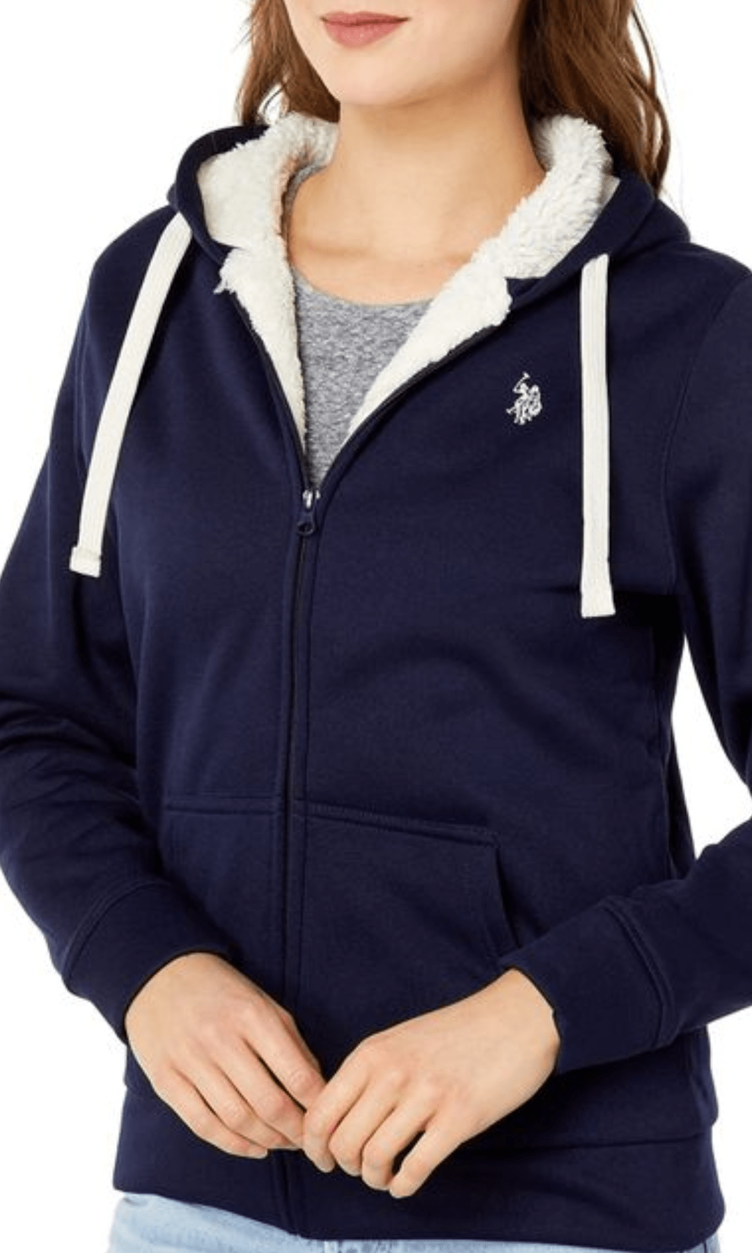 Women Winter 24 Summer Sale 23 USP Fur Jacket (2023) - Dark Blue