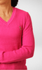 Women Winter 24 Summer Sale 23 USP Women Pullover (Fuchsia)