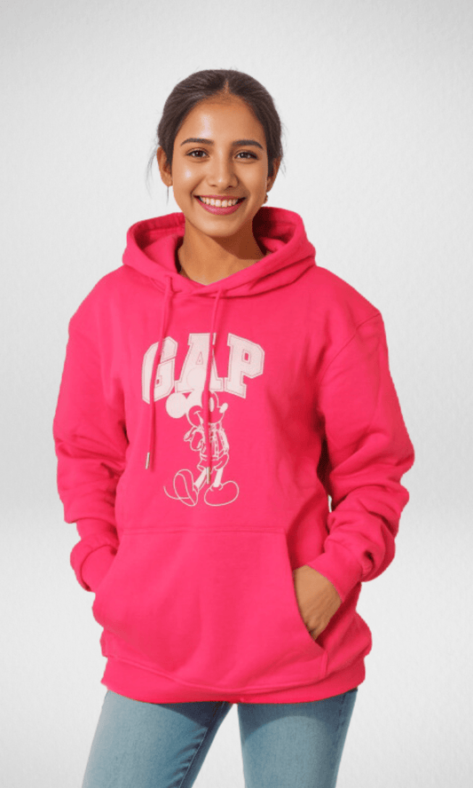 Women Winter 24 Summer Sale 23 Women GAP Hoodie - Fuchsia