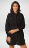 Women Winter 24 Summer Sale 23 Women Velvet Shirt/ Jacket - Black