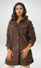 Women Winter 24 Summer Sale 23 Women Velvet Shirt/ Jacket - Brown