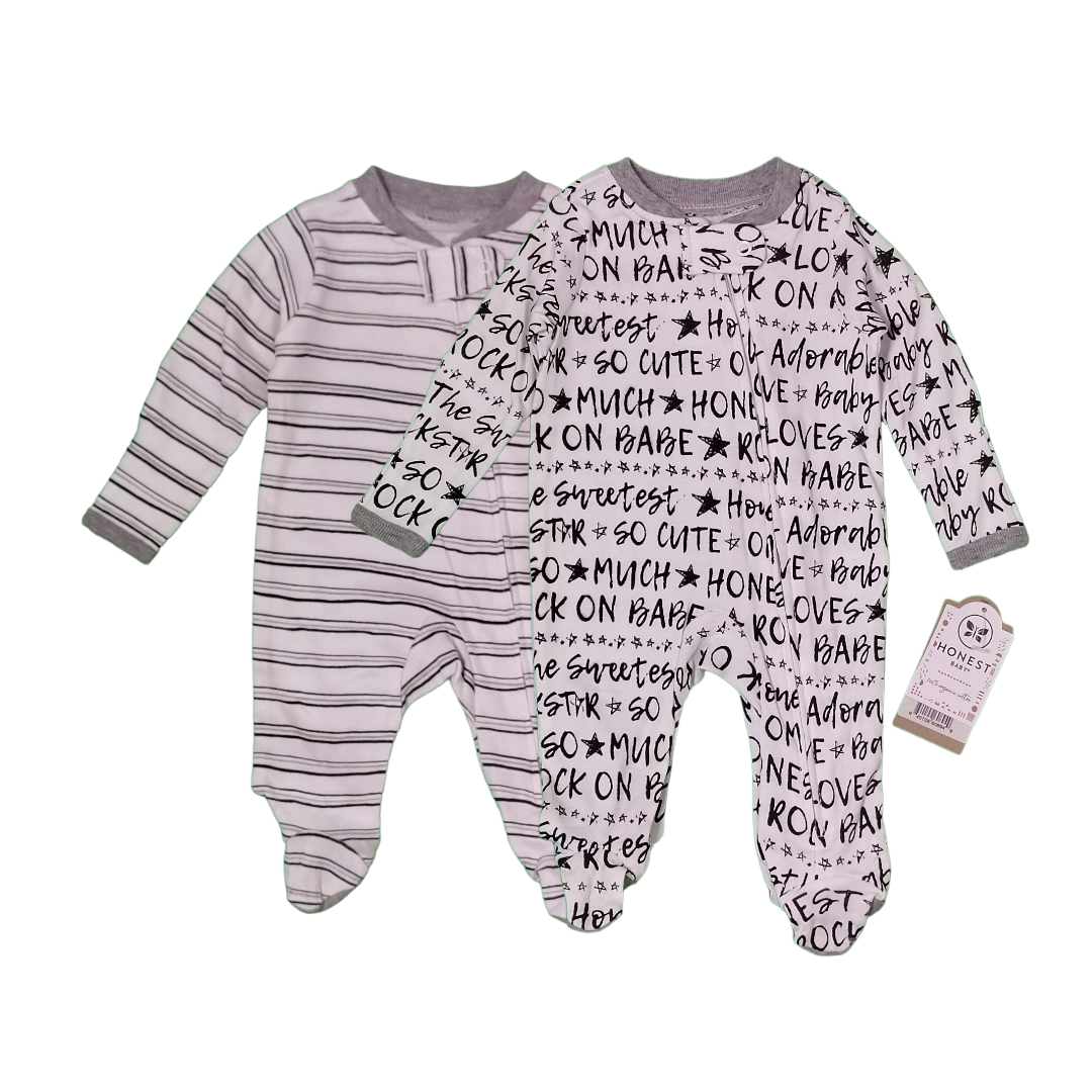 Baby cotton salopette - SET of 2